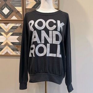 AVIATOR NATION | Rock and Roll grey Sweatshirt size small